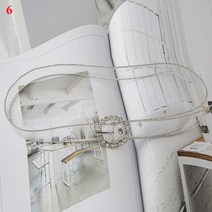 원피스벨트 코트벨트 패딩벨트 코트끈 여성을 위한 PVC 투명 허리 벨트 패션 핀 버클 여성 바지 허리띠 청바지 드레스 그로멧