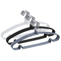 논슬립 어깨뿔방지 올라운드 스틸 옷걸이 30P, 화이트x30개