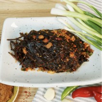 물레방아반찬 된장깻잎