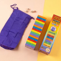 젠가 나무블럭 컬러 나무블럭 쌍기놀이 젠가