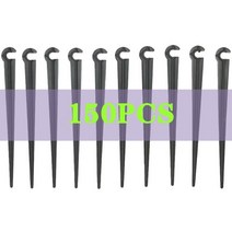 점적테이프 점적호스 호스밴드 50pcs c 모양 정원 47mm 물방울 관개 튜브 파이프 지원 호스 브래킷 홀더 고정 줄기 물방울 관개 액세서리, 14, 150개