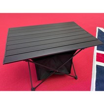 감성 캠핑용 테이블 셋트 (수납함포함) 초경량 알루미늄 접이식 폴딩 롤 테이블 낚시 백패킹 소형테이블, L