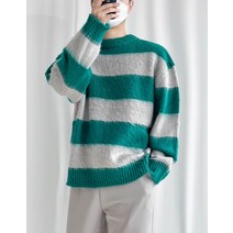 오버핏 단가라 모헤어 니트_(4color)