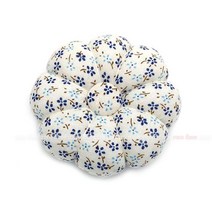 로로 수제 펌킨 핀쿠션 바늘꽂이 3컬러, 크림블루