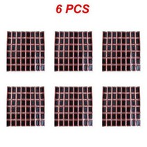 타이어수리 펑크 도구 호환 라운드 스퀘어 오토바이 자전거 타이어 수리 피스 패치 고무 2mm 3mm 1 ~ 개, CHINA, Style B 6pcs