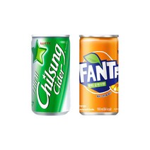 롯데 칠성사이다 190ml15개+환타 FanTa 오렌지 Orange190ml15개30개 반반 업소용탄산음료도소매