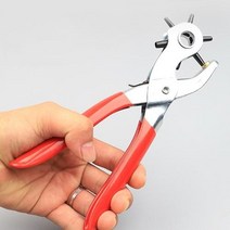 펀칭기 다뚫어 6in1 사이즈 다용도 구멍 가죽 벨트 신발 DIY 공구, 1.단품(1463)
