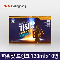 광동제약 파워샷 120ml x 10병 마시는 비타민B2 B6 음료