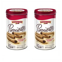 페퍼리지 팜 피루엣 초콜릿 퍼지 웨이퍼스 382g 2팩 Pepperidge Farm Pirouette Chocolate Fudge Wafers