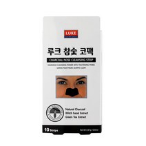 [경기점]루크 참숯코팩 10매(1팩) 블랙헤드 피지 모공케어 피부진정