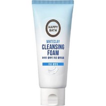 해피바스 화이트 클레이 모공 클렌징폼, 150g, 1개