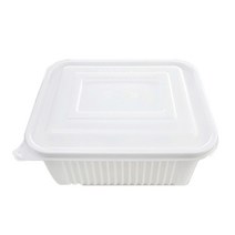 행복물류 사각찜용기 포장용기 배달용기 소형찜용기(230x190x90)-대, 1세트, 200개입