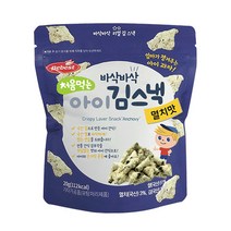 베베스트 처음먹는 아이 김스낵, 멸치맛, 20g, 1개