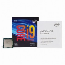 (INTEL 코어9세대 i9-9900KF 정품박스 (커피레이크 리프레시/3.60GHz/16MB/쿨러미포함) 세대/리프레시/쿨러미포함/커피레이크/코어/정품박스, 단일 모델명/품번