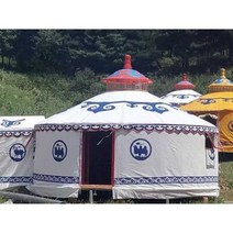 야외 캐노피천막 세트 행사장 몽골텐트 옥상 업소용 캠핑장 포장마차 주차천막 쉘터, 유르트 맞춤화