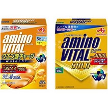 아지노모토 아미노바이탈 구연산 차지워터 레몬맛 20개 입함 3300mg 아미노산 1000mg BCAA 스포츠 음료, one option, one option