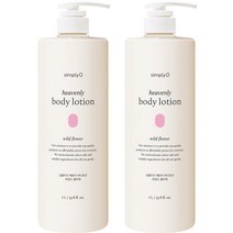심플리오 헤븐리 비건인증 바디로션 500ml 와일드플라워, 5개, 1L