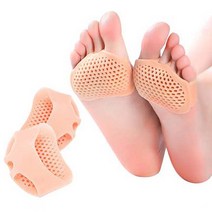 PKFARM 실리콘 발바닥 보호 쿠션 1set+1set 앞꿈치 패드, 스킨+화이트