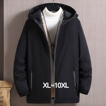 쥬엔리치 남자 빅사이즈 패딩 형광 반사 지퍼 후드 점퍼 남성 자켓 봄 등산 가을 겨울 잠바 XL-10XL