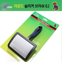 리케이 강아지 고양이 용품 라운드 슬리커브러쉬 L, 1