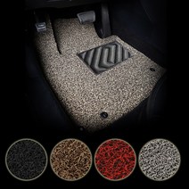 디카 코일 카매트 확장형 운전석 조수석 풀세트 국산차 수입차 외제차 전차종 4가지색상, 블랙, 1열(운+조)