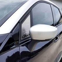 뉴QM3 튜닝 프리미엄 메탈 A필러 플레이트 몰딩, 스트라이프 QM3, 스트라이프 QM3