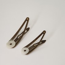 무니켈 엔틱 버니쉬 단추 삼각 똑딱핀 5cm 10개