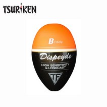 쯔리겐 디스페이드 오렌지 약17g 구멍찌 바다흘림낚시벵에돔감성돔, 5B-014071