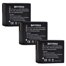 카메라 배터리 2Pcs DMW-BLG10 BLG10E BLE9 파나소닉 Lumix DMC GF6 GX7 GF3 GF5 ZS100 ZS60 LX100 GX85 DC, 02 3Pcs