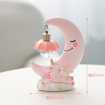 생일선물유니콘 인싸템 소녀마음 엔젤 선인장인테리어 여학생 기숙사 등 수반 팬시 4124939876, 핑크 레드 -엔젤 유니콘 달