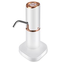냉온수기 냉수 온수 셀프 소형 미니 정수기 saengq water pump 디스펜서 water bottle pump mini 배럴 물 전기 펌프 usb 충전 자동 휴대용 병, 시니어-골든, 협력사