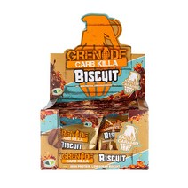 Grenade 카브 킬라 비스킷 50g 12개 솔티드 카라멜 Grenade Carb Killa Biscuit Salted Caramel 12 x 50g
