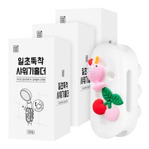깔끔대장 일초뚝착 샤워기홀더, 3개
