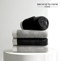 [세컨투넌] 구리구리 항균 소취 롱 세면타월 90cm 200gx2장, 그레이