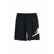 플레이키즈프로(NC수원터미널)2023년 여름신상-쥬니어사이즈(140-170)-메쉬 소재-빅 점프맨로고로 포인트를 준 반바지(N232PT374P-BK)