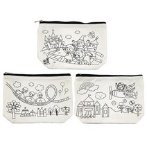패브릭아트 컬러링 파우치 (대) /3종 중 선택/171336, 놀이동산