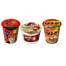 (주)농심 신라면소컵+짜파게티범벅+너구리소컵(총18입) 컵라면, 18개