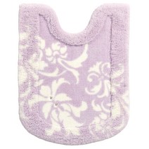 센코 NYNAS 그란 롱 화장실 매트 약 90×70 cm라벤더 라인 스톤 첨부 우아한 36338