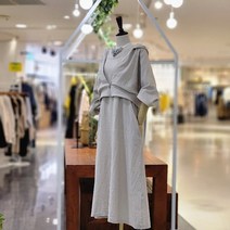 멜로디가든 린넨 후드 집업 원피스 세트(M2MM4O245)