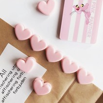 핑크 하트 집게 페이퍼 클립, 날개하트