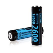 18650배터리 리튬이온충전지 KC인증 2600mAh(고방전), 단품