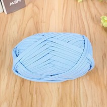 뜨개실 쟈이언트얀 형광뜨개실코튼 니트 천으로 양모 t-셔츠 원사 DIY 소프트 직조 카펫 담요 가방 39 색, 11 파란