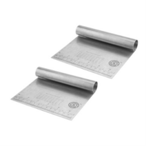 이홈베이킹 스텐 손잡이 계량 스크래퍼 14cm, 혼합색상, 4개