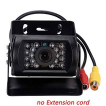 자동차룸미러 보조미러 트럭 버스 트레일러용 12-24V 차량 후방 카메라 IR 야간 투시경 방수 18 LED 역방, 03 only av camera