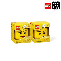 [KT알파쇼핑][레고스토리지] 레고 헤드정리함 보이+걸(MINI)2개, 상세페이지참조, 보이+걸