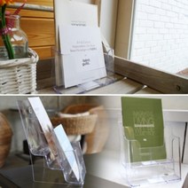 A5 2단 3단 4단 팜플렛 카다로그 꽂이 주민센터 여행사 도서관 안내소 안내책자 거치대 홍보물 비치대 브로슈어 전시 받침대 진열대