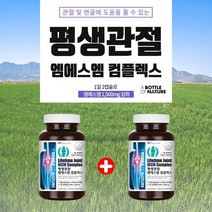 관절 연골 영골 건강 식약처 권장 섭취량 100% 여성 남성 무릎 골반 관절 건강 관리 에 좋은 엠에스엠 앰애스앤 엠에스엔 nsm msn 비타민D 컴플렉스, 1+1(2개월분)
