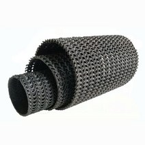 유공관 농업용 배수 메쉬 파이프 우수관 이중벽관 주름관 호스 통기관 배관 자재 1m, 100mm