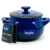 Denby 덴비 미니 캐서롤 접시와 뚜껑 유약 세라믹 오븐 테이블 냄비 3