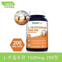 누사퓨어 L 트립토판 1500mg 200정, 1개